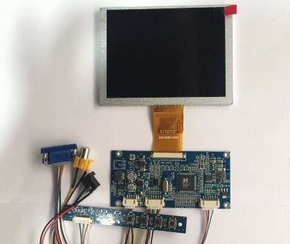 L'écran tactile de 640*480 TFT montrent le VGA Cvbs de moniteur d'affichage à cristaux liquides pour le contrôleur Board