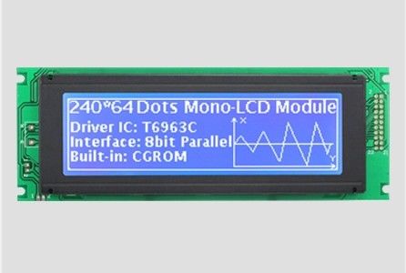 Instruments médicaux portatifs Affichage LCD dot matrice 240*64 Module graphique LCD