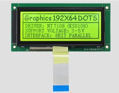 Module d'affichage LCD dot matrice jaune vert / bleu blanc