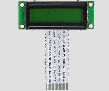 Module d'affichage LCD à caractères monochromes 16x2 Jaune Vert rétroéclairé Couleur