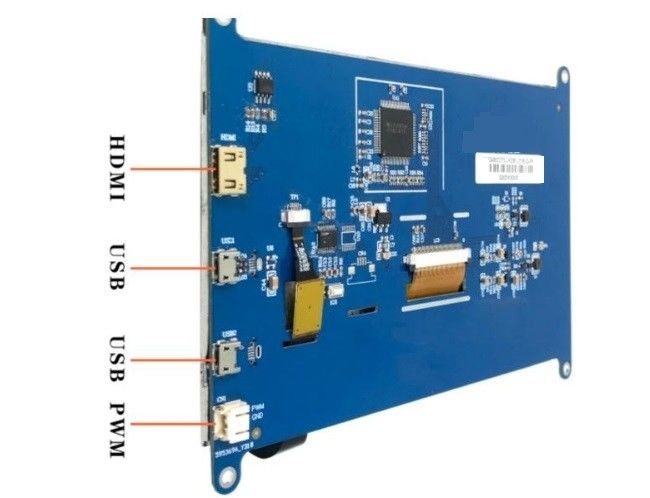 Interface HDMI de 7 pouces 1024*600 Touch résistif et capacitif en option Raspberry Pi OS Ubuntu Système Windows